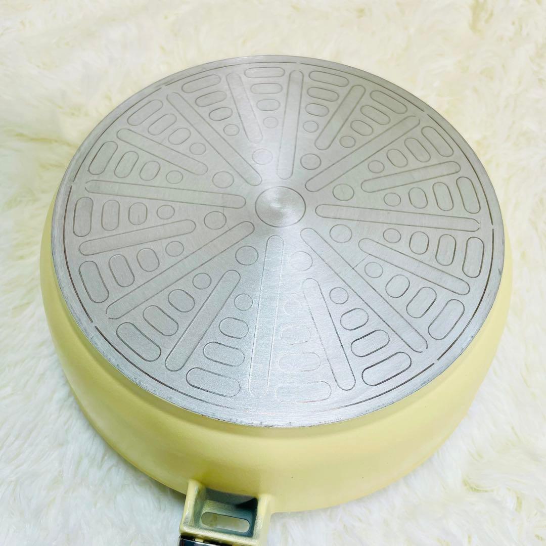 未使用品　朝日軽金属　オールパン　S、Lサイズセット　2個　ガス　IH クリーム