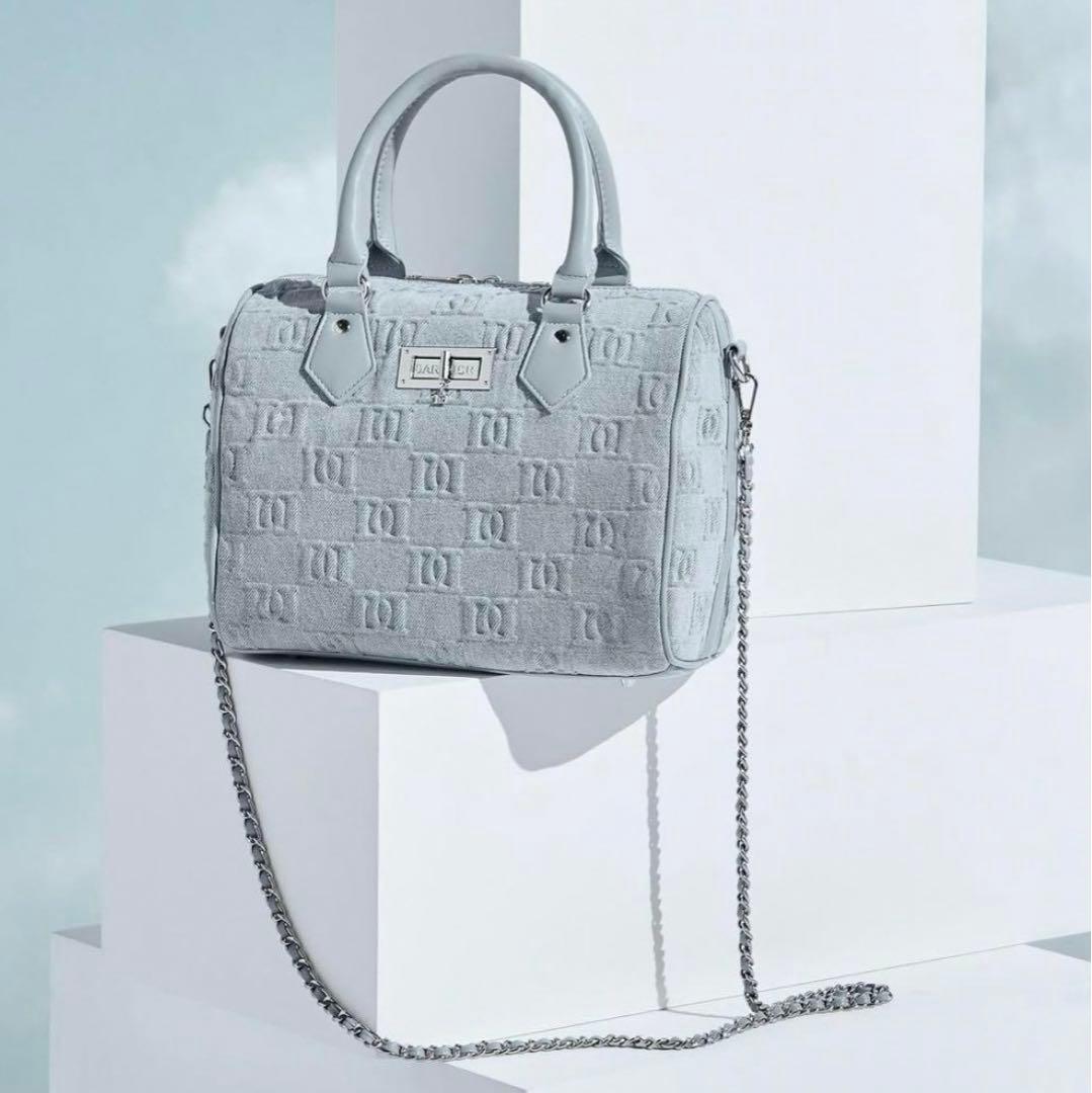 ダーリッチ　エンボスロゴデニムボストンバッグ　ノベルティ