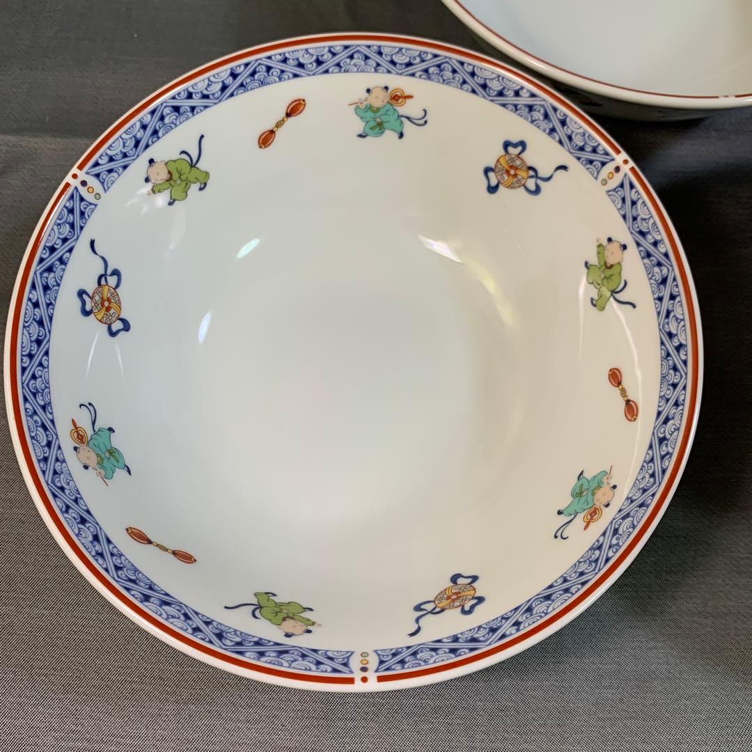 ナルミ　セット　中華　唐子　八角皿　レンゲ　豆皿　大皿　丼　プレート