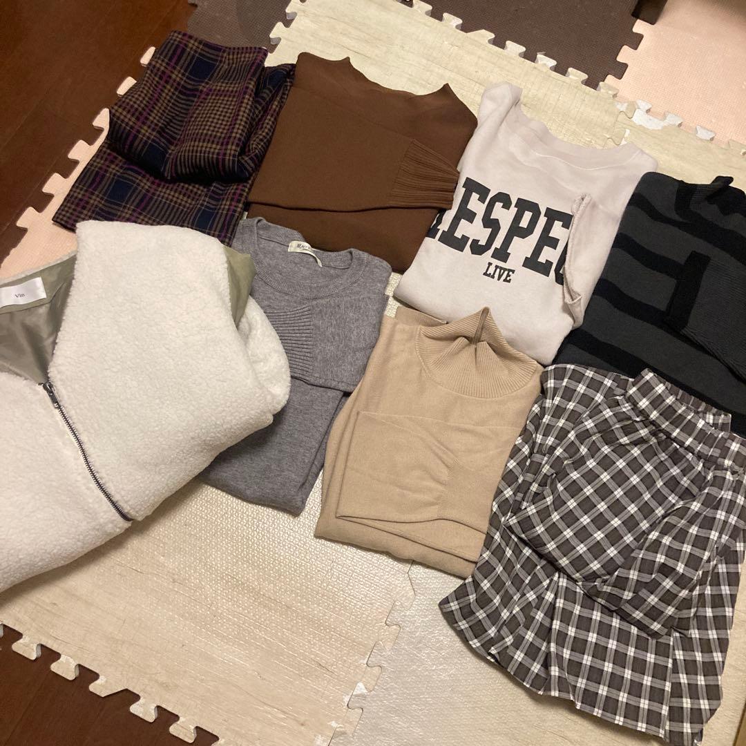 ヤマダヤ❣️まとめ売り❣️８点❣️トップス❣️スカート❣️アウター❣️