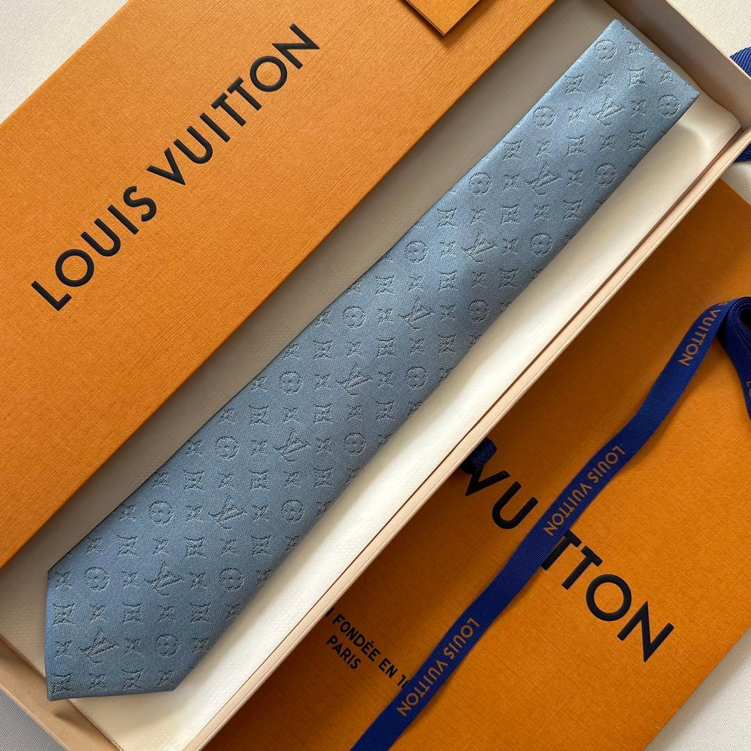 ルイ ヴィトン ネクタイ・モノグラム ヘリテージ 新品 未使用