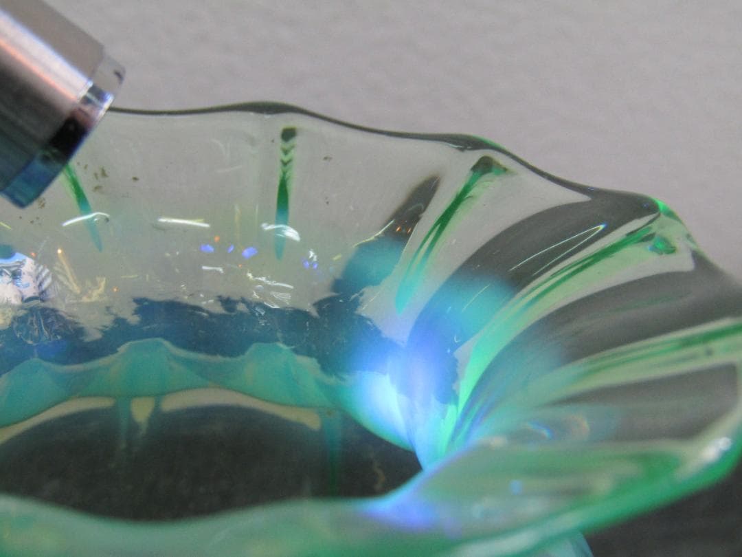 ムラーノ　ウランガラス　花瓶　ヴィンテージ　希少品