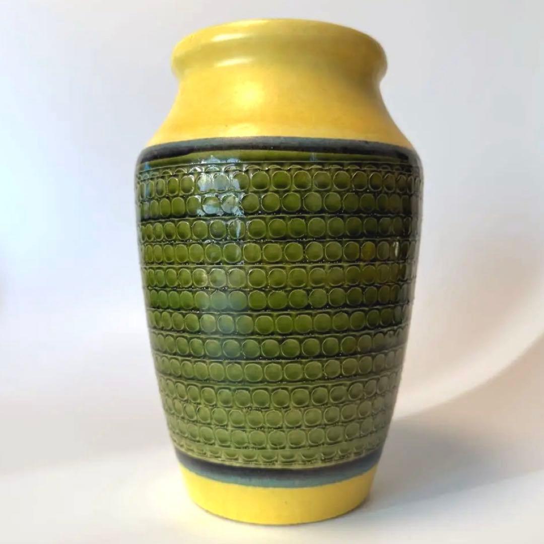 【BAY】 22cm (fat lava ファットラバ） ビンテージ 花瓶