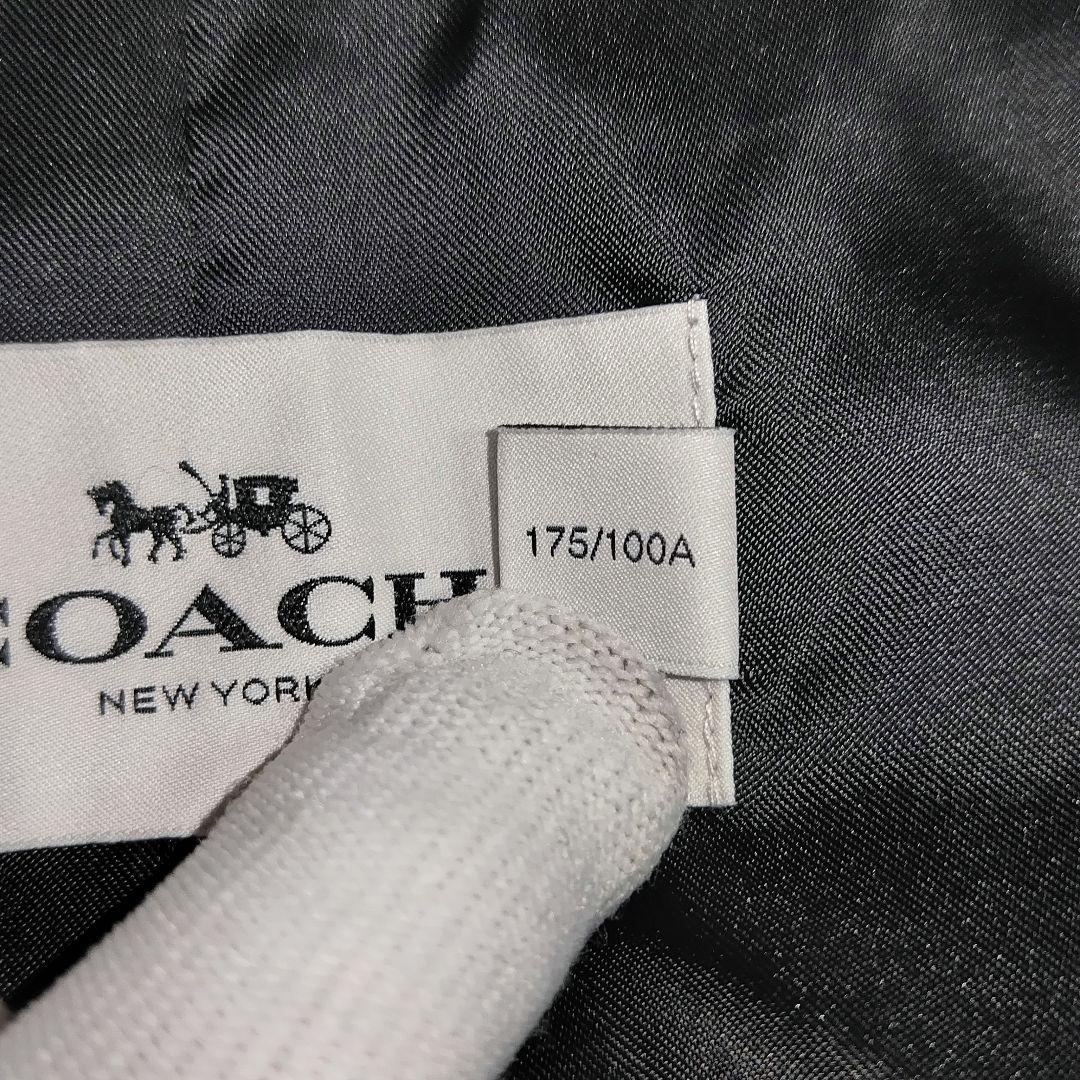 【極美品】コーチ トレンチコート ブラック L相当