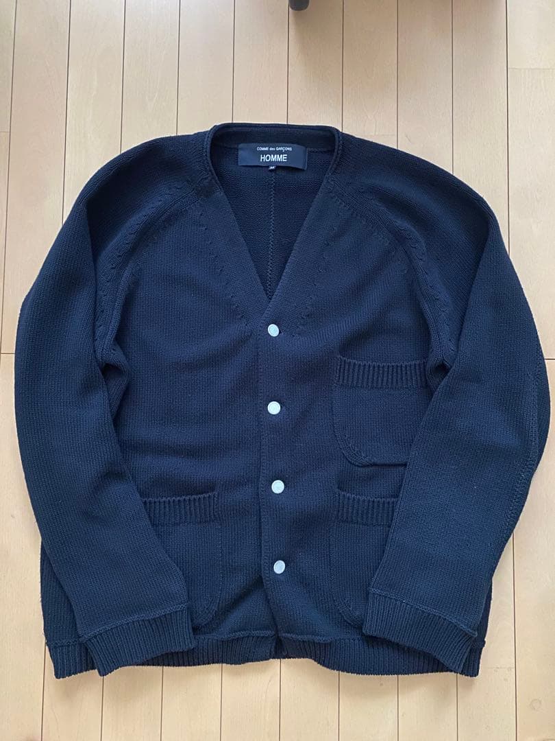 週末限定値下げ コムデギャルソンオム　25fw コットンカーディガン