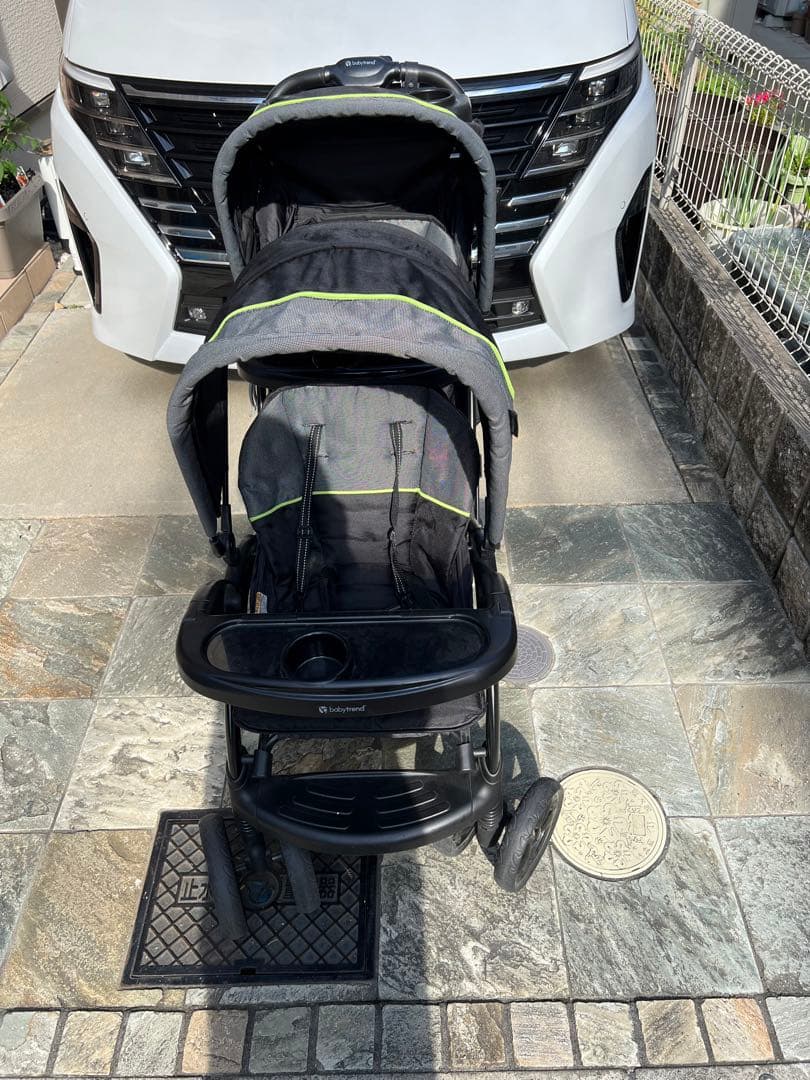 【berry#・引取希望】ベビートレンド 日本育児　二人乗りベビーカー