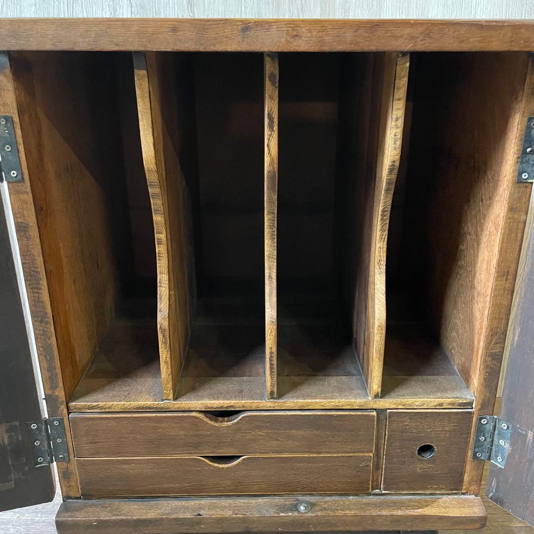 アンティーク調 カントリー家具 木製キャビネット 書類収納 ナチュラル家具 北欧