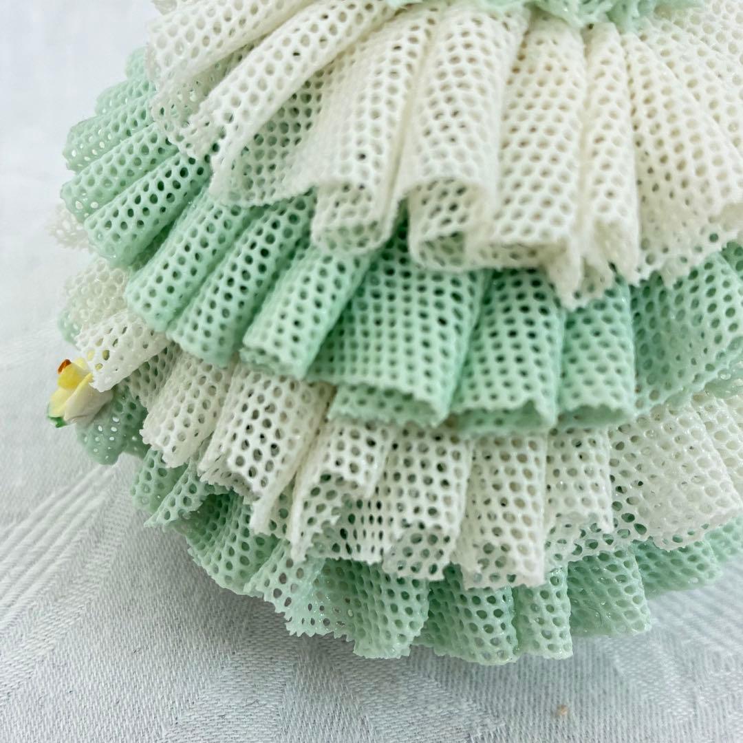 【Irish Dresden】アイリッシュドレスデン レース陶器人形2体セット①