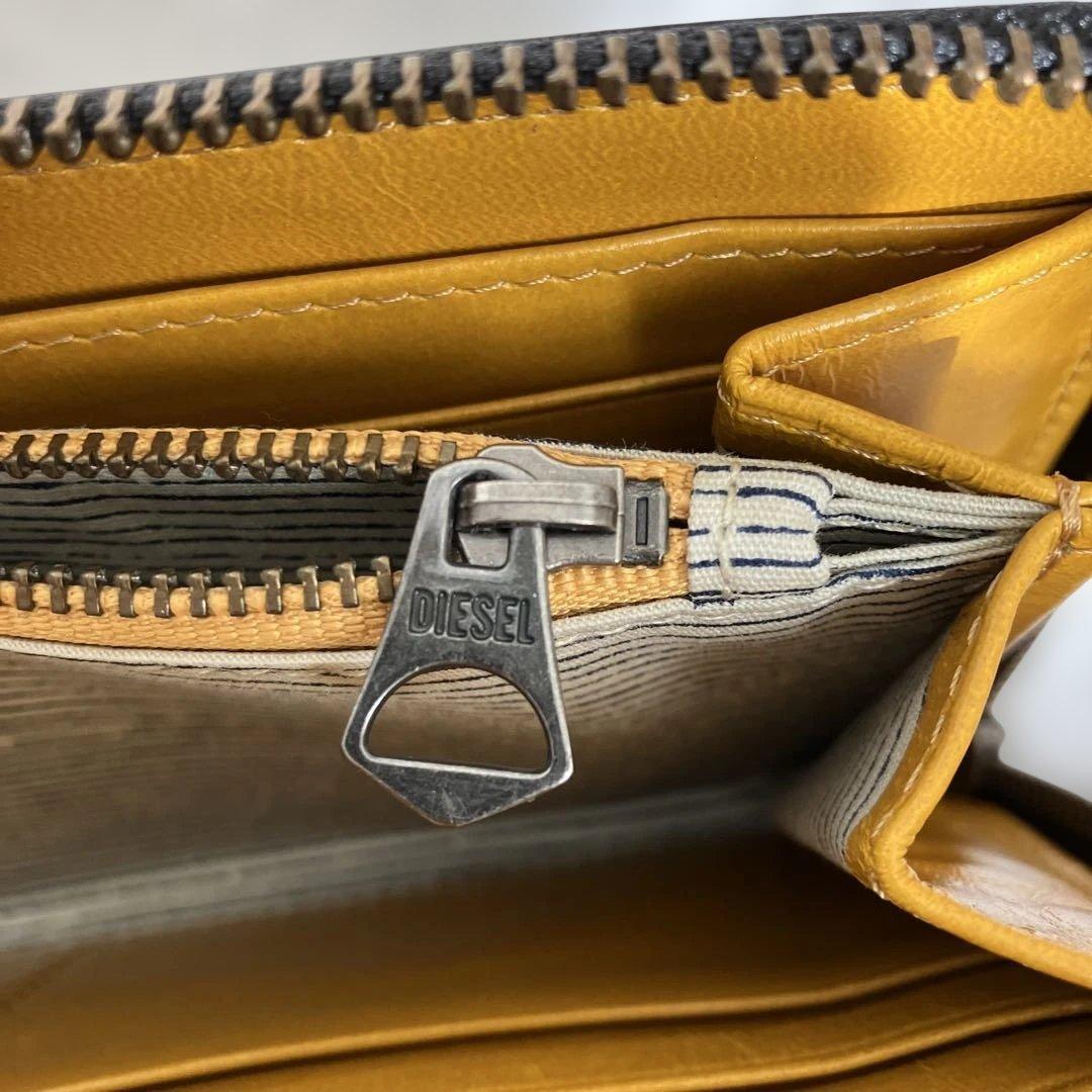 たなめぐ様‼️DIESEL ブラック レザー ヴィンテージ 長財布