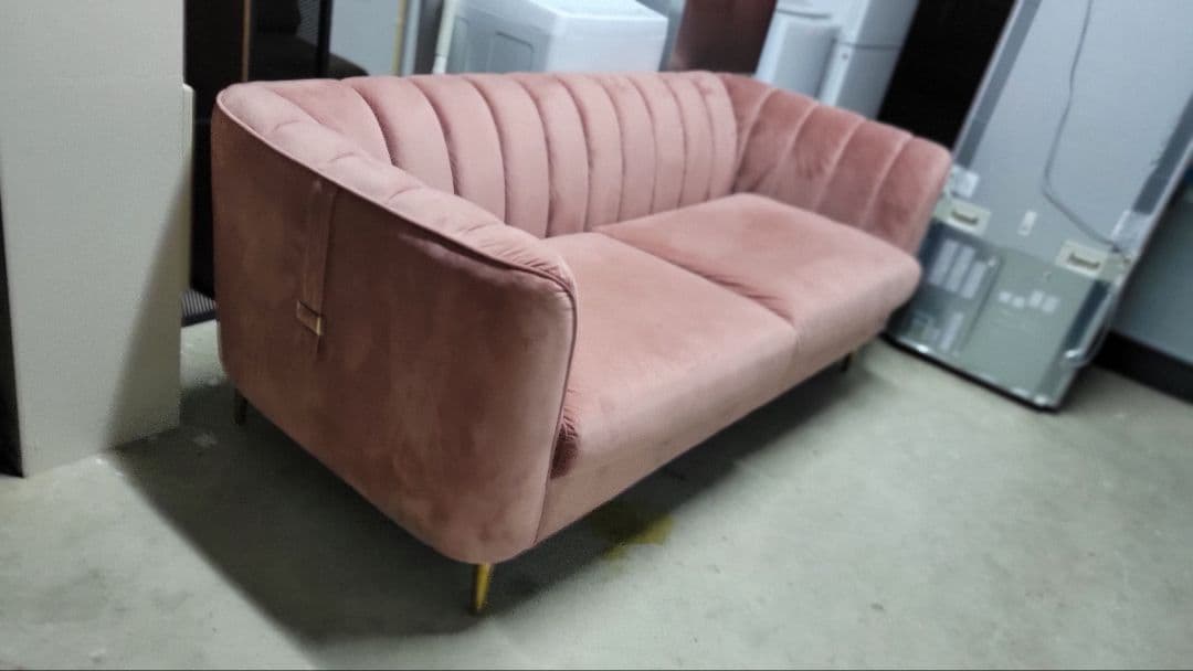 ソファー✨お洒落 ベロア生地✨