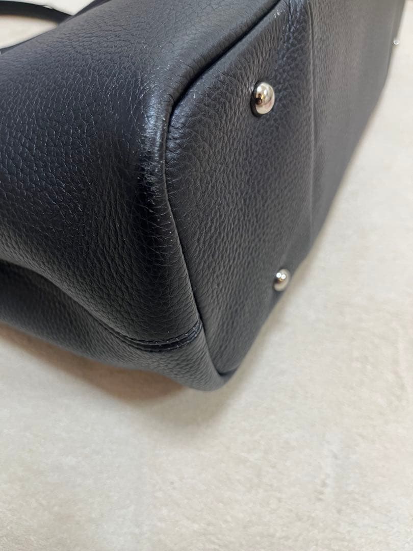 【美品】バーニーズニューヨーク トートバッグ メルセデスベンツ コラボ ブラック