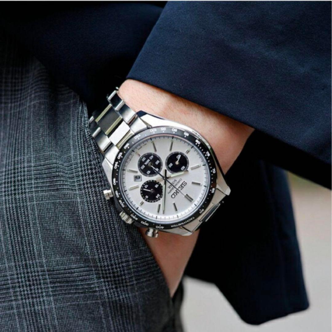 セイコー クロノグラフ SBPY165 ソーラー V175