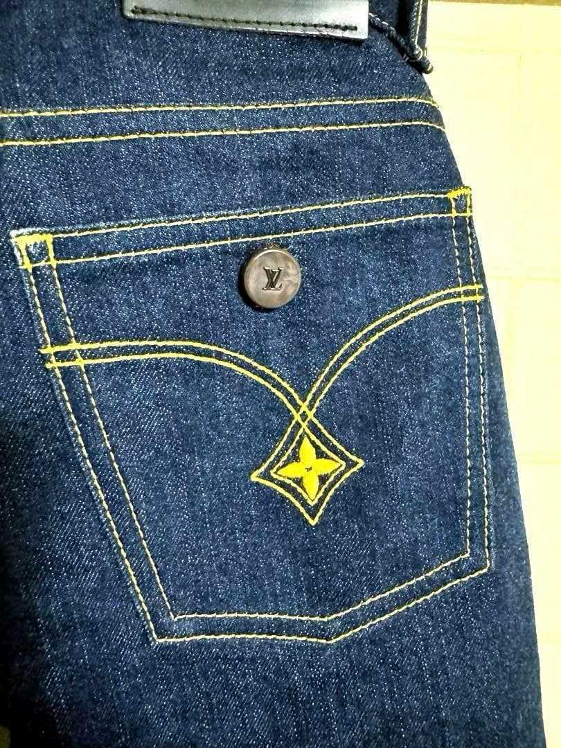LOUIS VUITTON ルイヴィトン デニムパンツ レディース 8号