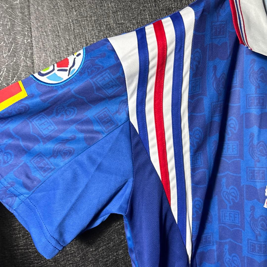 【★ジダン】 古着 adidas フランス代表 サッカー レトロ ユニフォーム