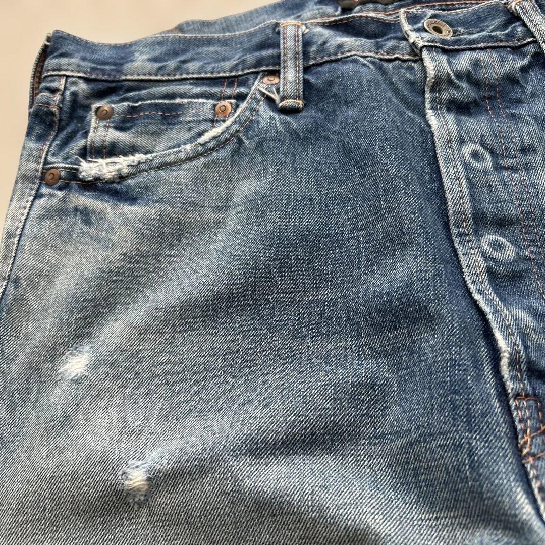 chimala チマラ　ダメージ・リペア加工デニム　オーバーサイズ