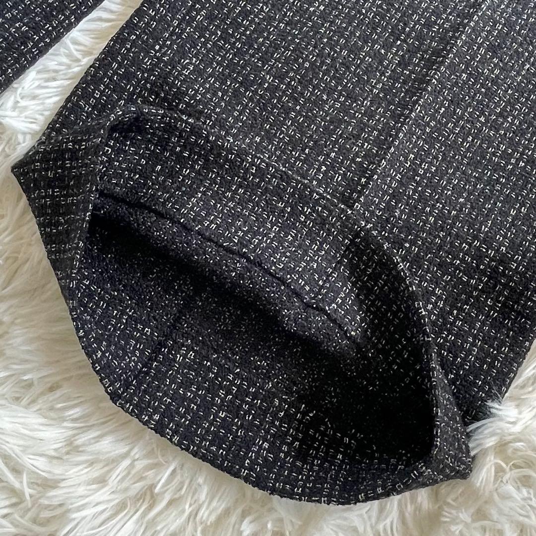 美品☆マックスマーラ　高級　銀タグ　ツイード　セットアップ　パンツスーツ　L