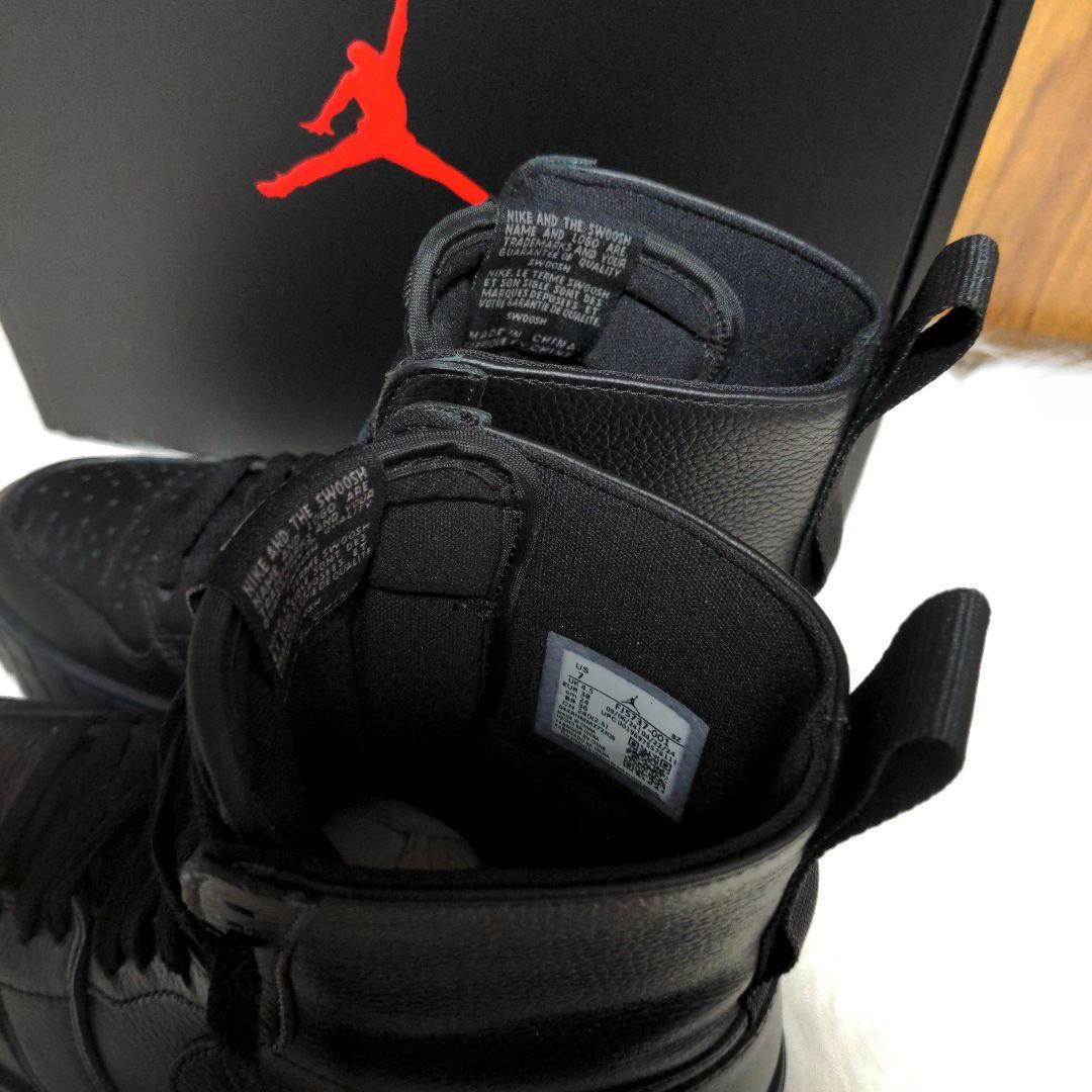 【極美品】Nike Air Jordan 1ブルックリン　ブラック24cm