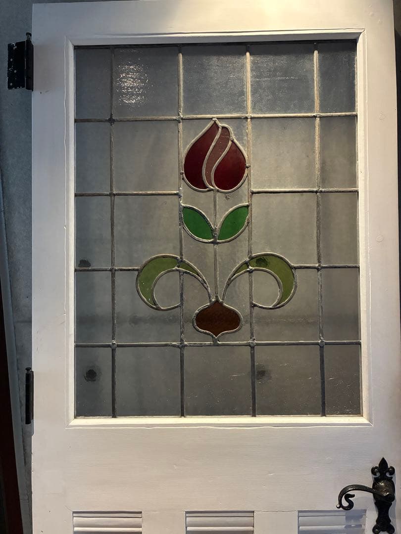 イギリスアンティークドア　チューリップ