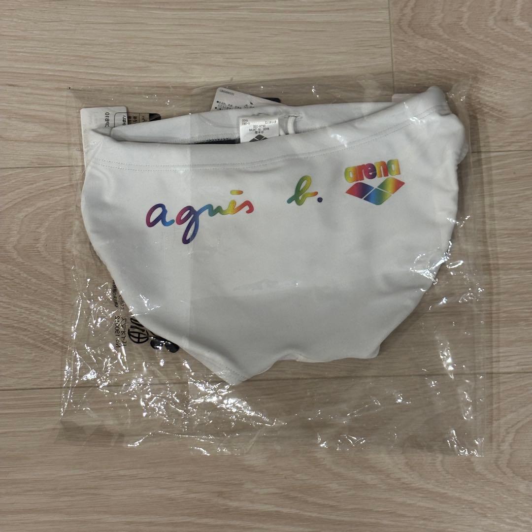 アリーナ arena アニエスべー agnès b. 競泳水着 ホワイト