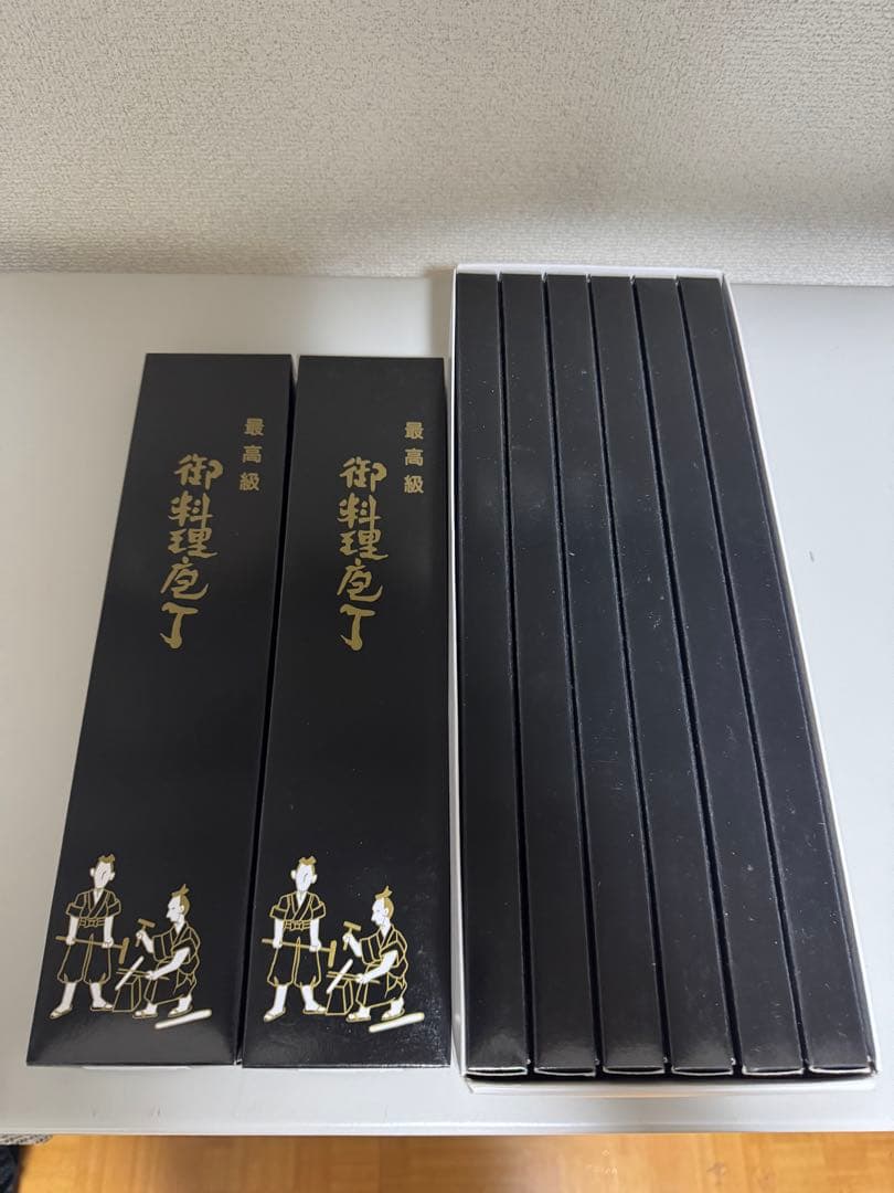 新品包丁18丁セット　増谷刃物　ダマスカス 積層×8 3層　三枚打ち×10