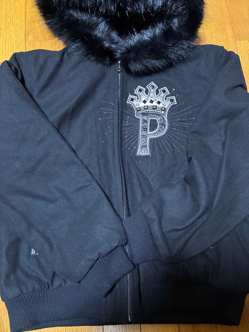 【希少】PELLE PELLE スタジャン XL 刺繍ロゴ HIPHOP