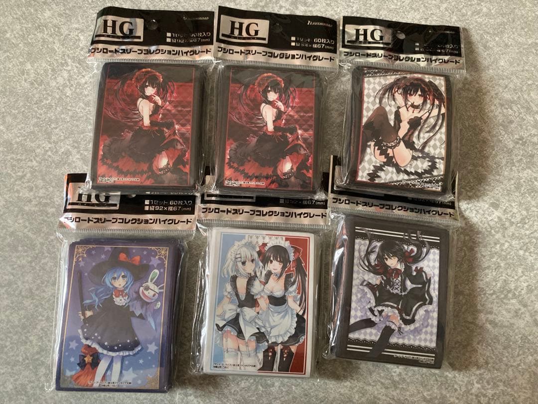 タ*ー様 ブシロード スリーブ HG デート・ア・ライブ まとめ売り