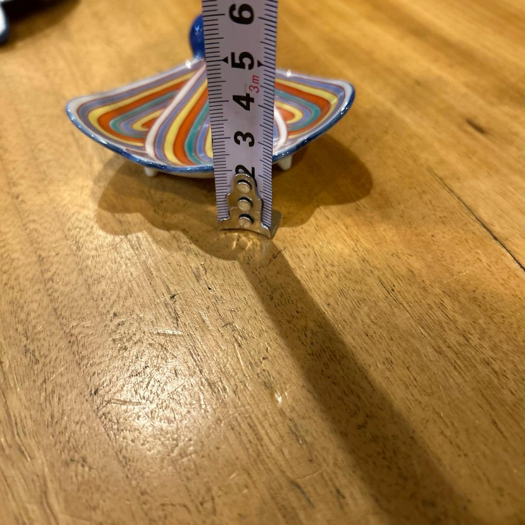 有田焼幸楽窯　錦矢羽形小付　縁起物　八枚