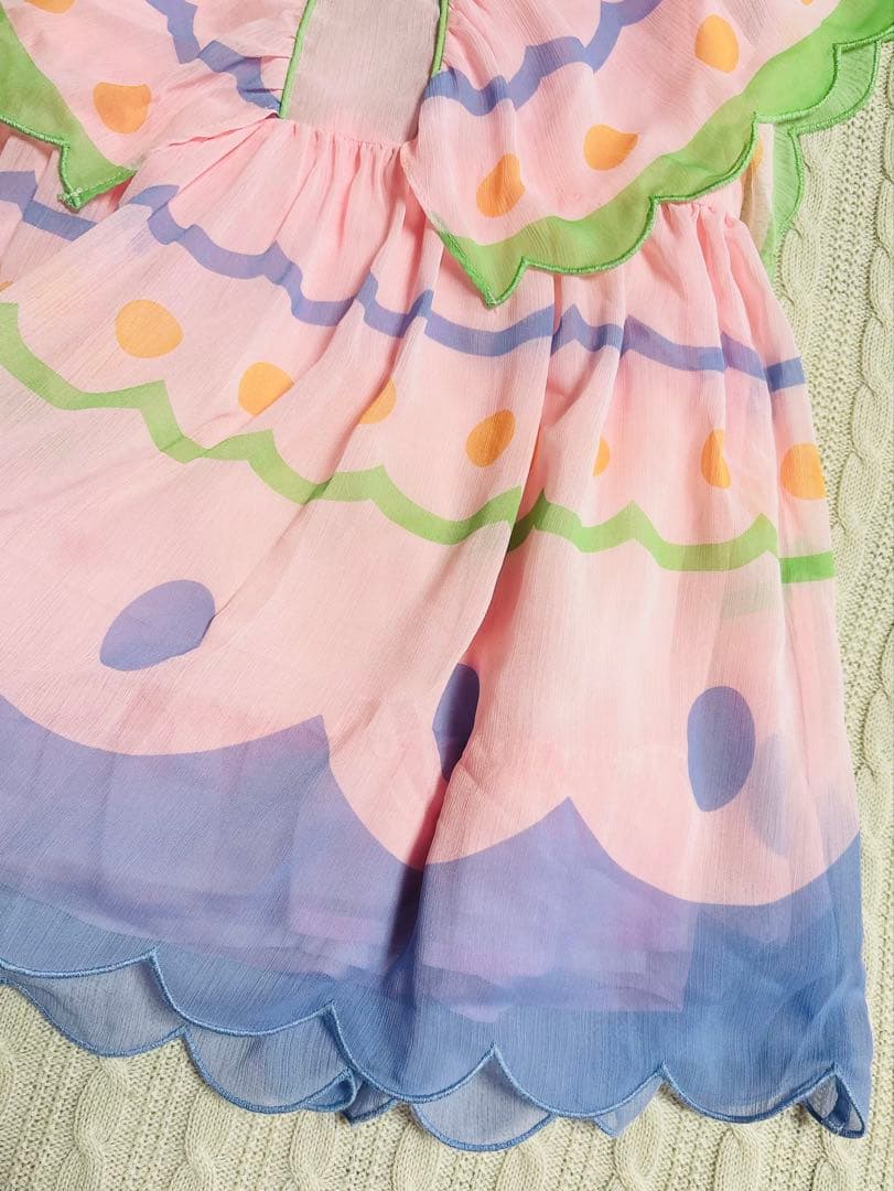 新品　ステラマッカートニーキッズ バタフライワンピース　5Y /定価4万円以上