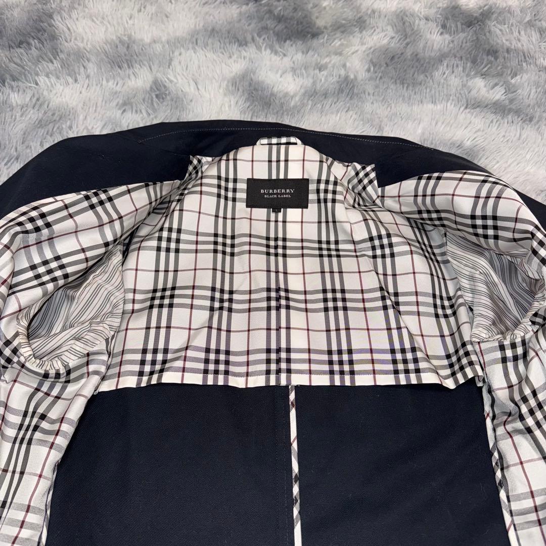 美品 BURBERRY BLACK LABEL ピーコート ノバチェック L