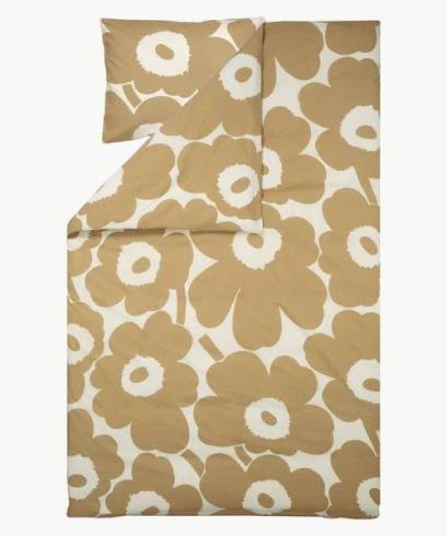 マリメッコ Unikko ベッドカバー(ドゥべカバー)枕カバー付属なし