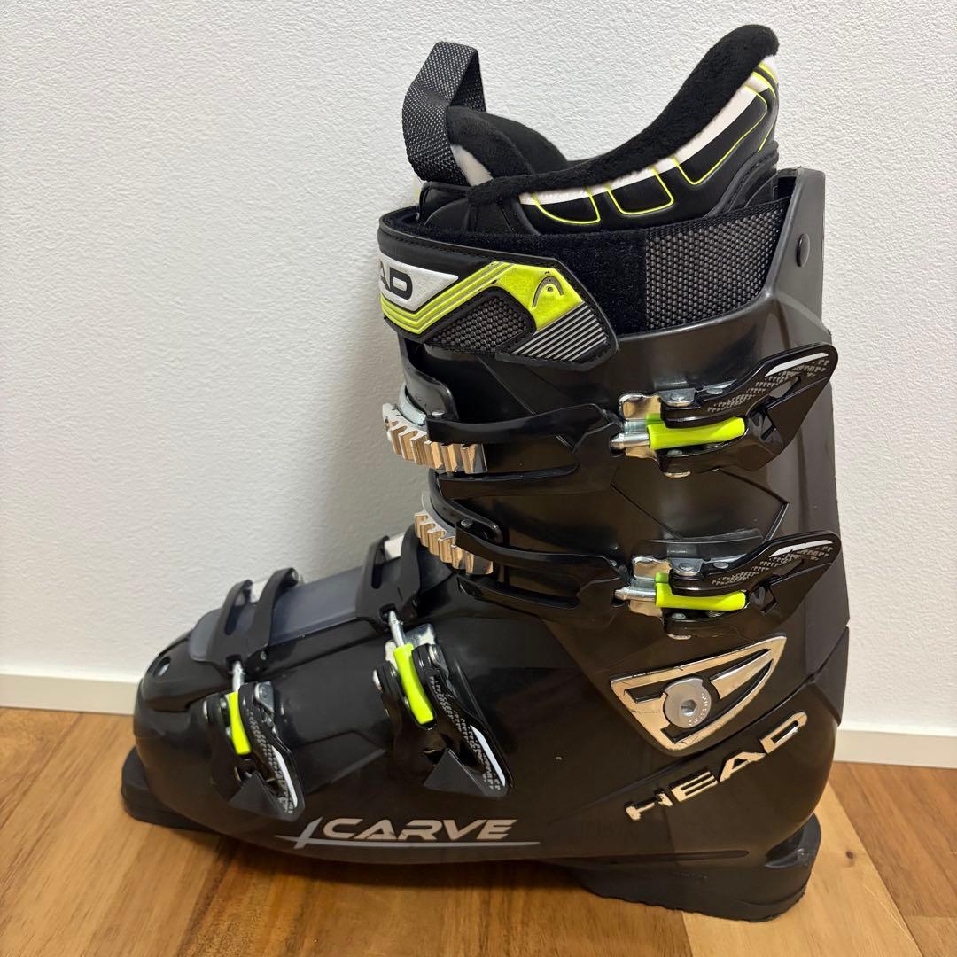 【良品】HEADヘッド CARVE スキーブーツ 黒ブラック28-28.5