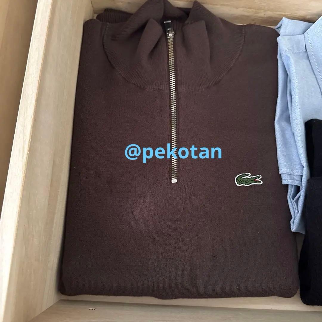 定価26,400円【アローズ別注】ラコステ ハーフジップ Mサイズ