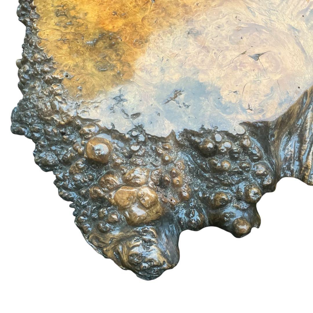 送料込み！ 高級花梨材　葡萄杢　座卓　玉杢　一枚板　無垢材　銘木　瘤木　本花梨