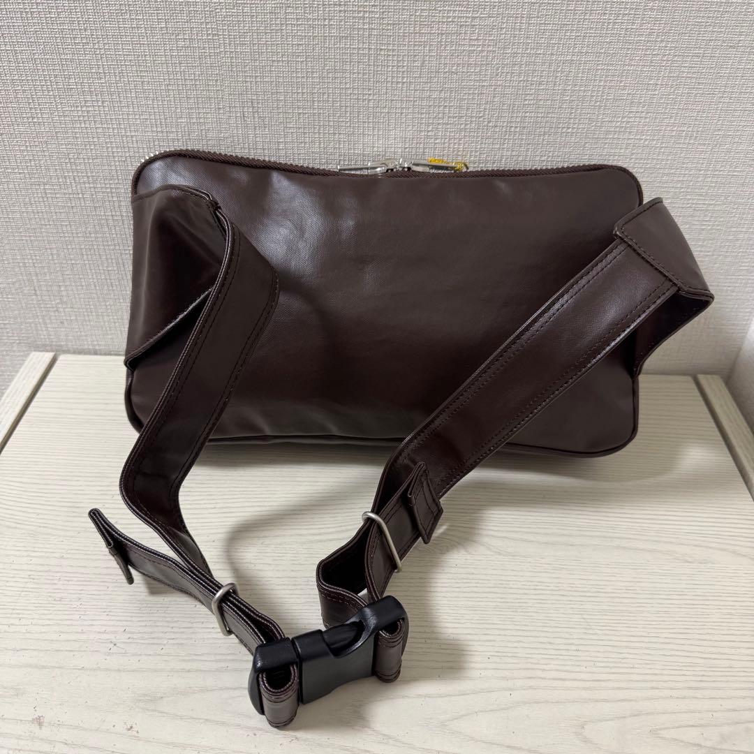 【新品タグ付き】PORTER ポーター フリースタイル ボディバッグ ブラウン