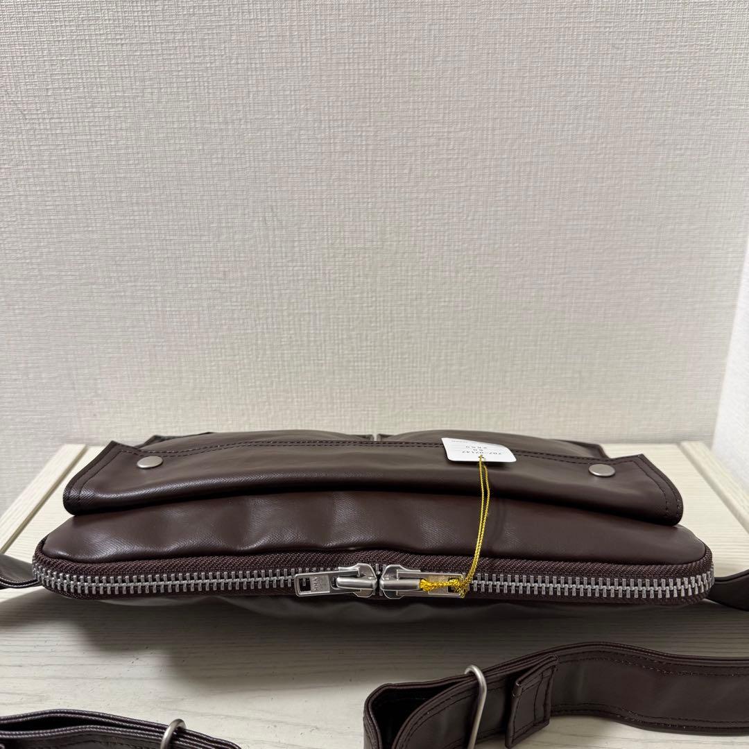 【新品タグ付き】PORTER ポーター フリースタイル ボディバッグ ブラウン