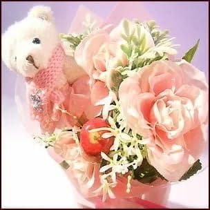 高級造花☆ アーティフィシャルフラワーの花束 ★☆