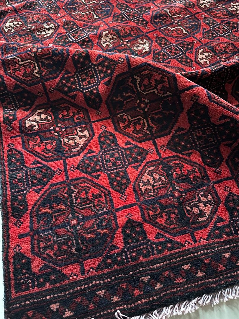 242×142 大判　ヴィンテージラグ　　トルクメンラグ