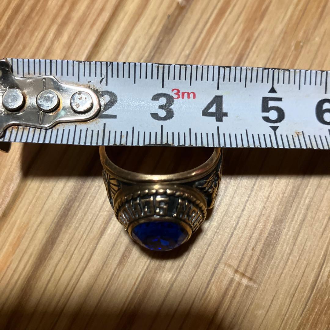 ヴィンテージリング　ジャスティン　スクールリング