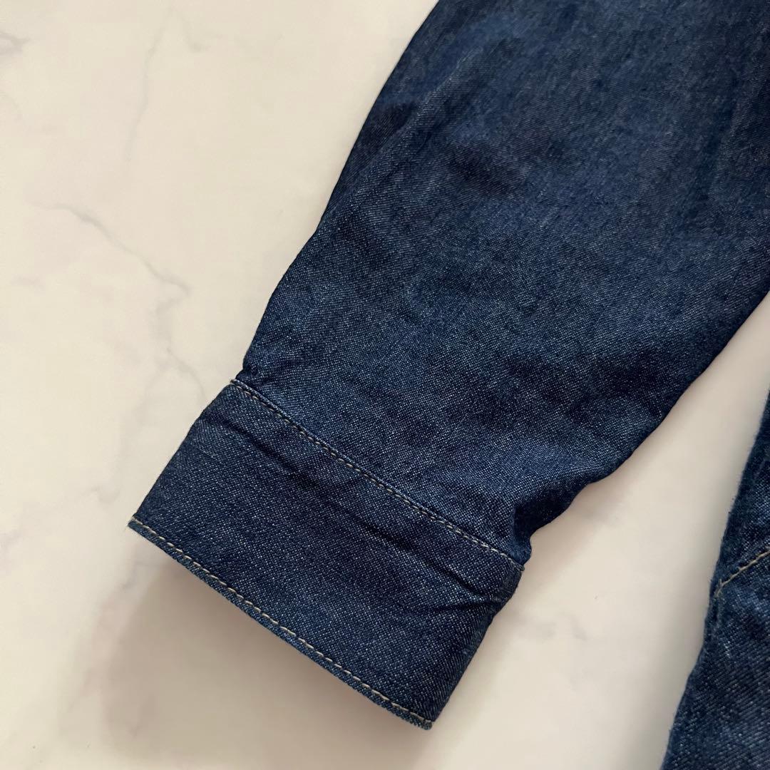 美品 かぐれ 2024年製 デニムオールインワン サロペット インディゴ つなぎ