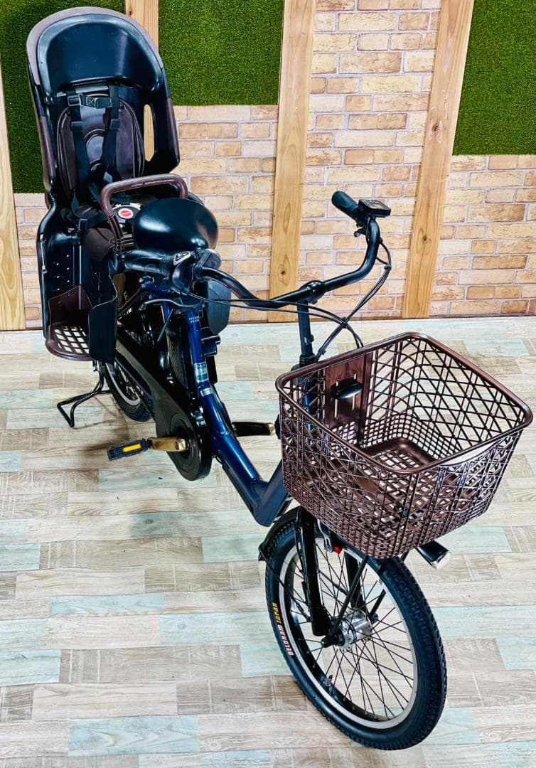 超破格 王様 ネイビー ギュットアニーズ子供乗せ電動アシスト自転車 ZH1586
