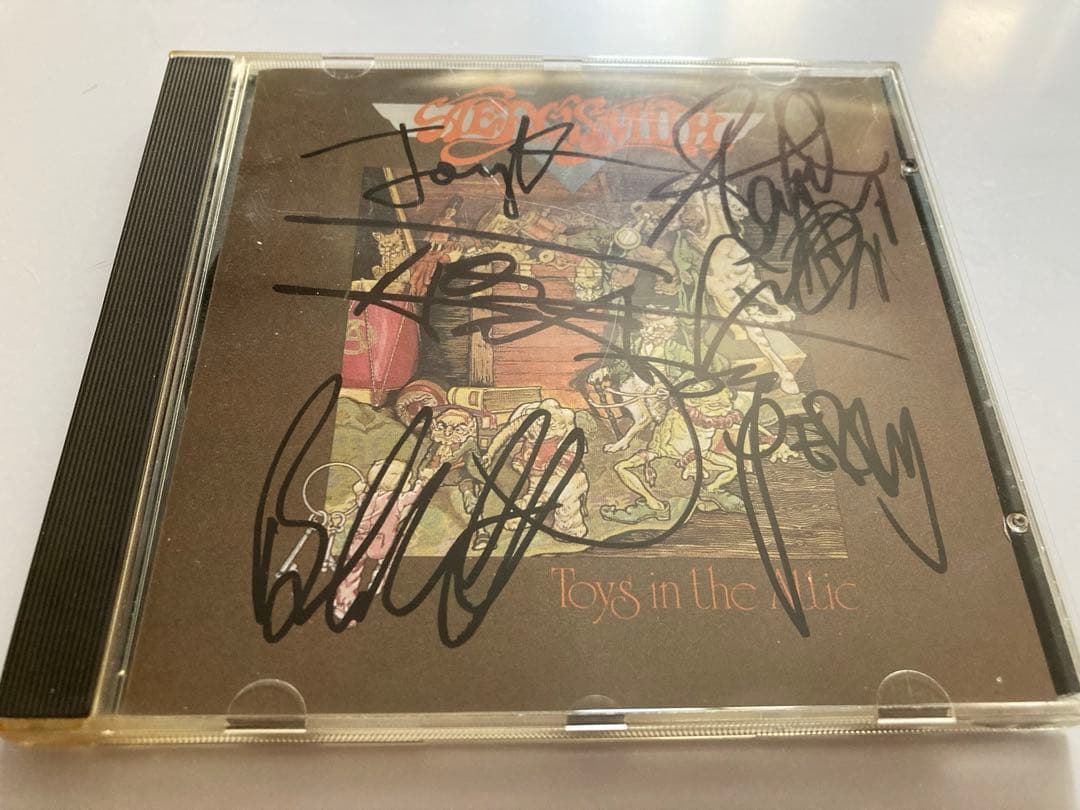 レア　エアロスミス 直筆　サイン　CD aerosmith