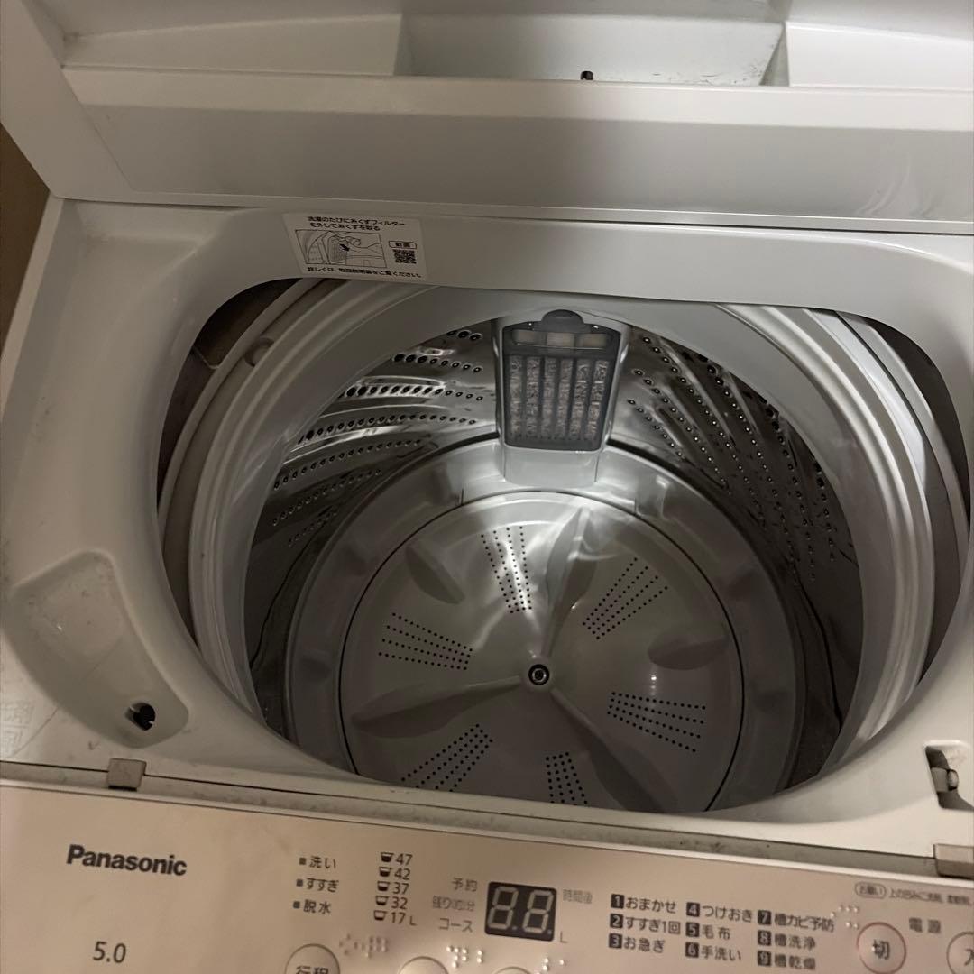 し*い様 Panasonic 縦型洗濯機 本体 2021年製 ホワイト