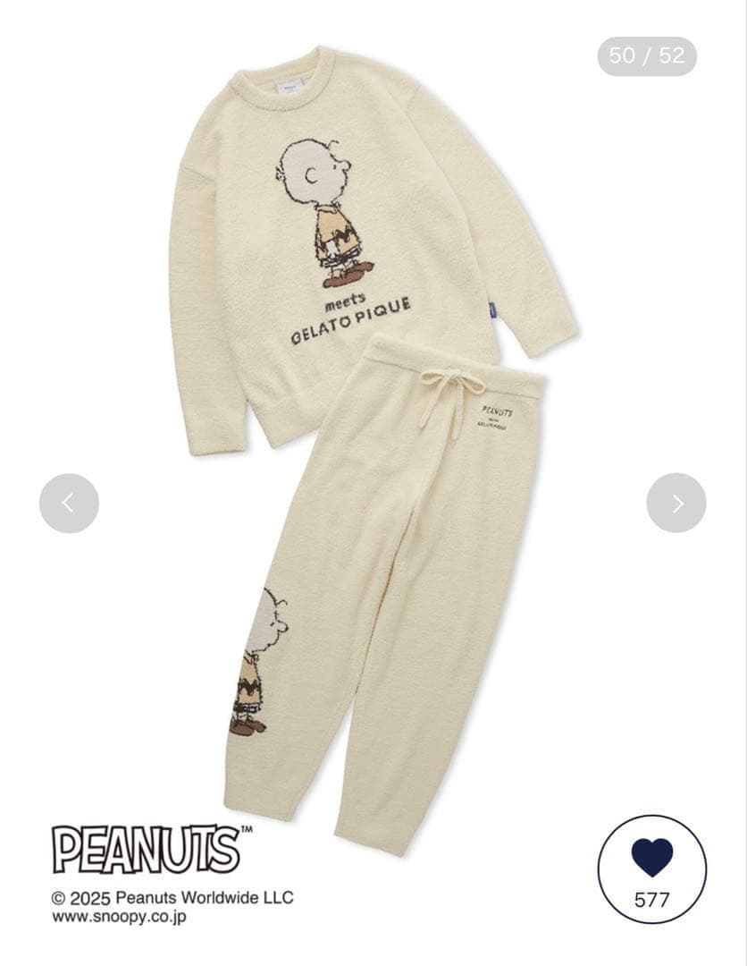 PEANUTS スヌーピー ルームウェアセット