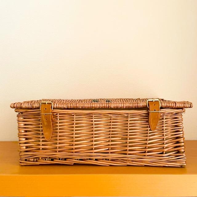 英国 ハロッズ Harrods ハンパーバスケット ピクニック 43x27x16