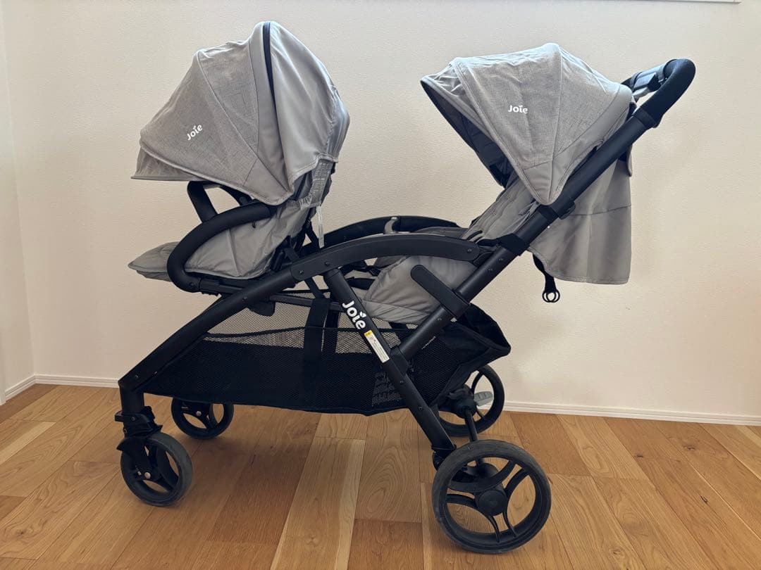 超美品⭐︎Joie ダブルベビーカー グレー