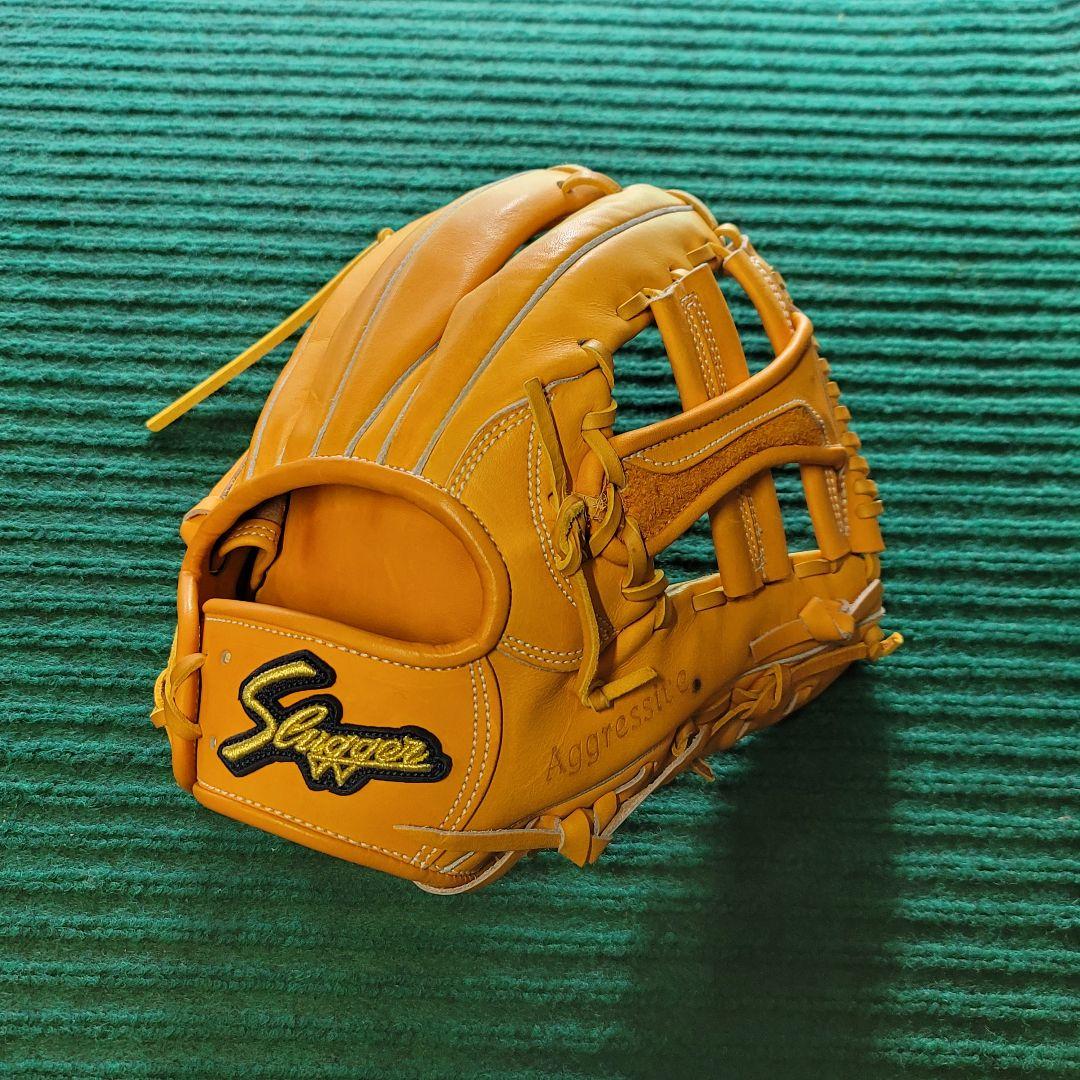 久保田スラッガー　硬式用　内野手　オレンジ×タン　新品　KSG-24PS　袋付