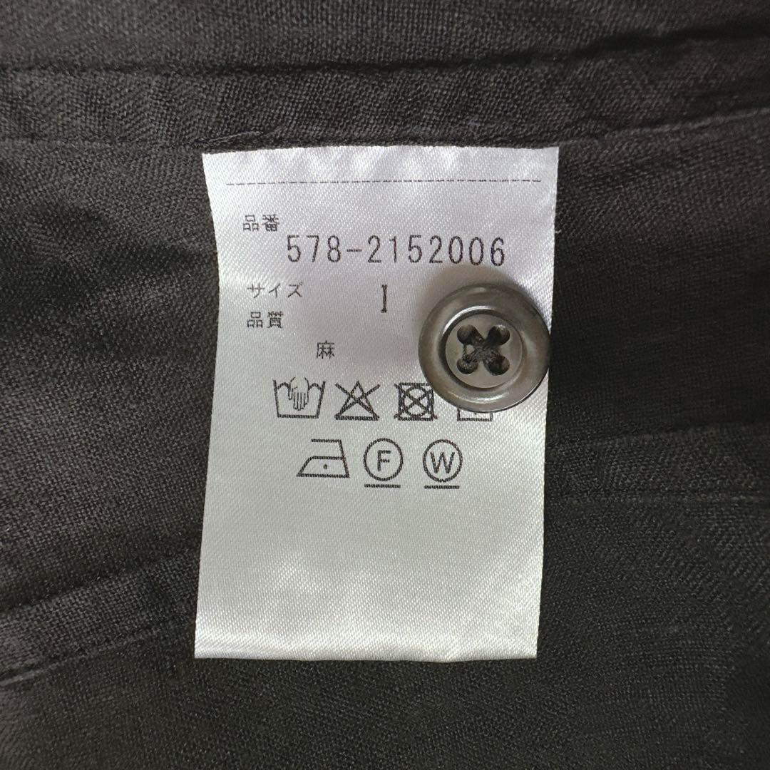 極美品 22SS マーガレットハウエル FINE LINEN SHIRT リネン