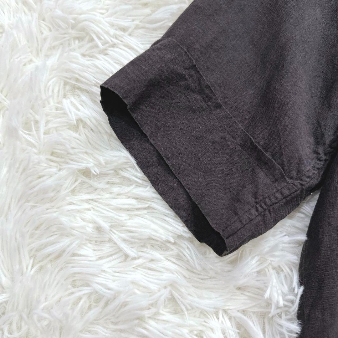 極美品 22SS マーガレットハウエル FINE LINEN SHIRT リネン