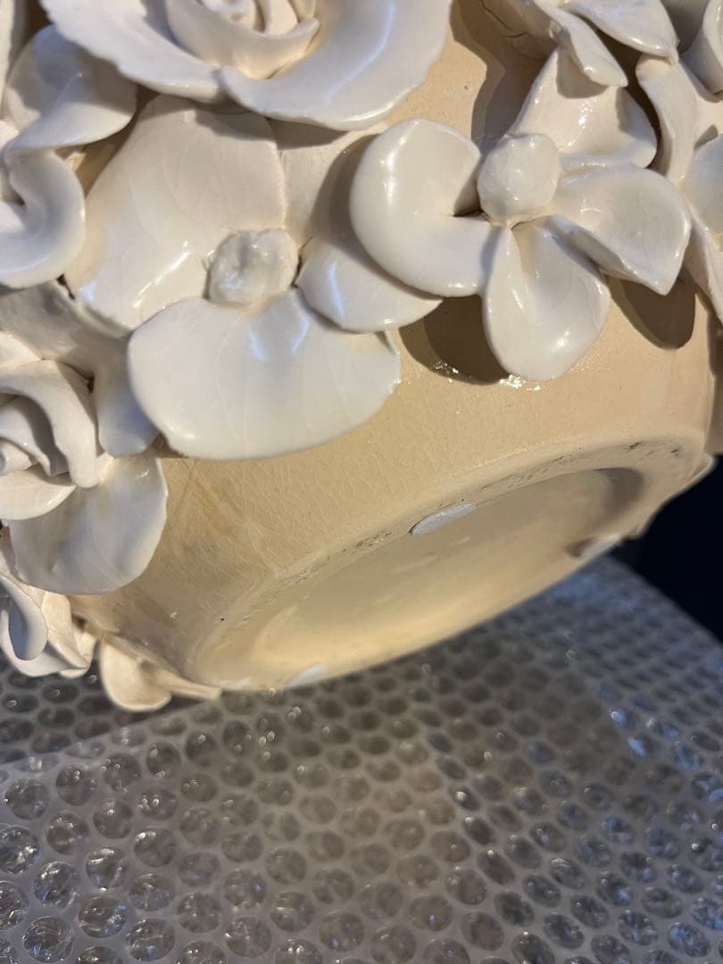 コンランショップ購入DESPOTS/デスポッツ 花びらフラワーベース ホワイト大