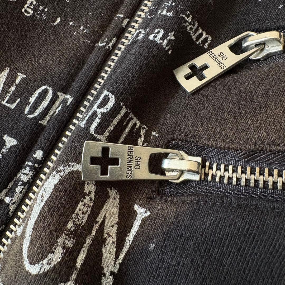 ジャケット・アウター 00s sweat blouson scull gimmick y2k punk